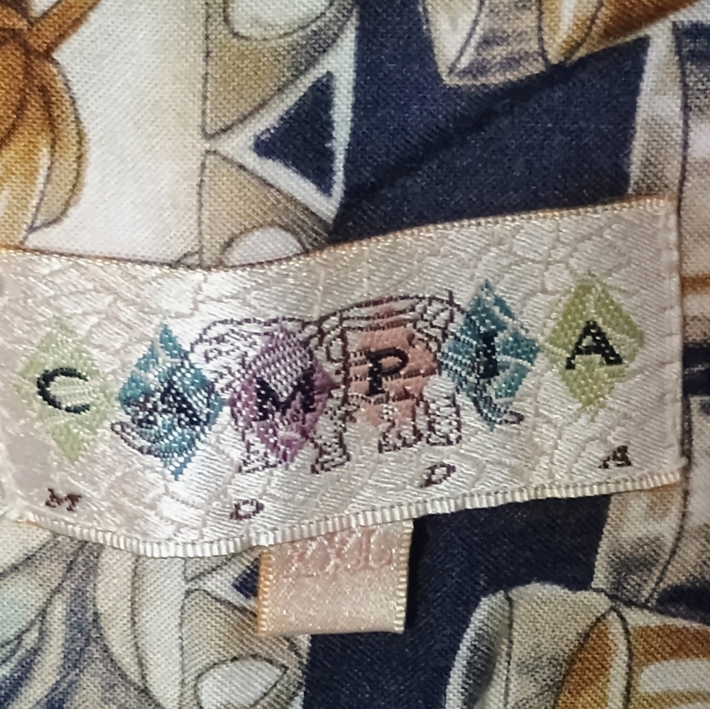 Campia Moda Men's Button Down Hawaiian Shirt Floral Pineapples Size XXL‎ - Picture 3 of 8